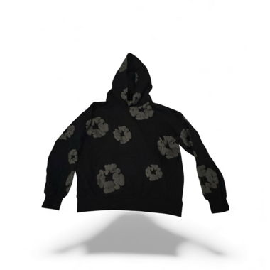 Felpa Denim Tears Cotton wreath nera, grigia; M