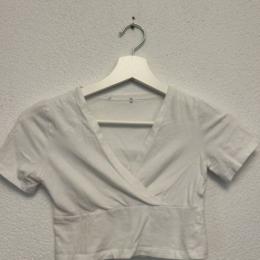 Chemisier portefeuille blanc