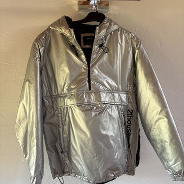 Anorak argento Bershka