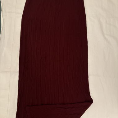 Gonna lunga bordeaux 