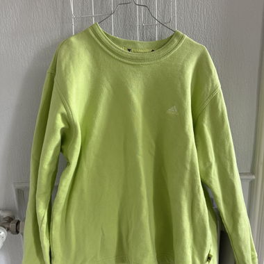 Fluorescent Green Adidas Sweatshirt