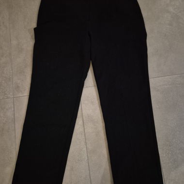 Black Fabric Trousers