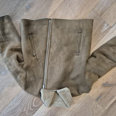 Zara Basic Teddy Jacket