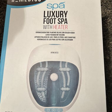Bain de pieds de luxe avec chauffage