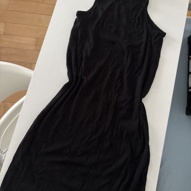 Robe longue débardeur noire