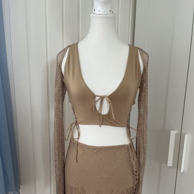 Oh Polly desert glitter two piece set 