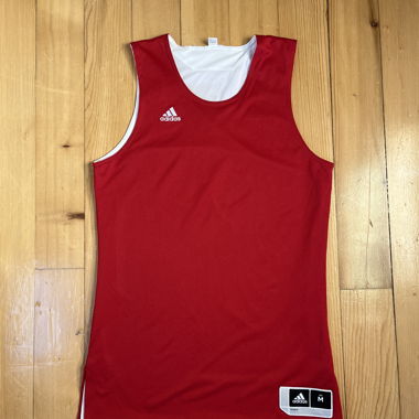 Maillot adidas - rouge et blanc (rétractable) 