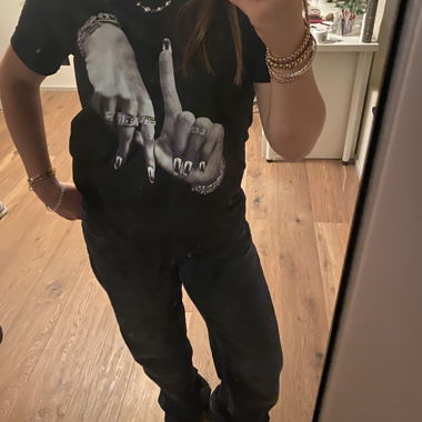 T-shirt con stampa LA Hand Sign