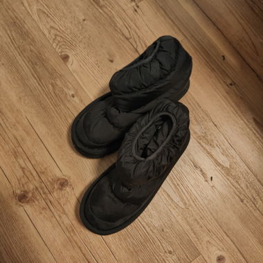 Black Puffer Boots