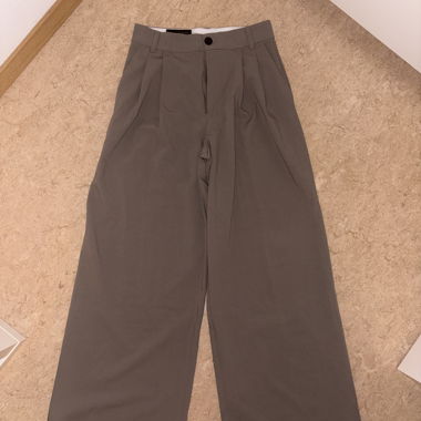 ZARA fabric trousers grey