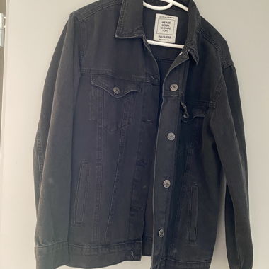 Jeansjacke schwarz