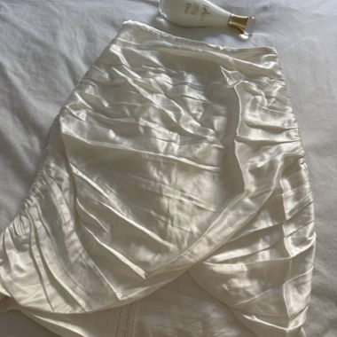 Jupe blanche en satin Vonofficial