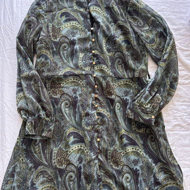 Robe Chemisier motif paisley