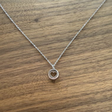 Halskette in Sterling Silver 925 mit Herzanhänger