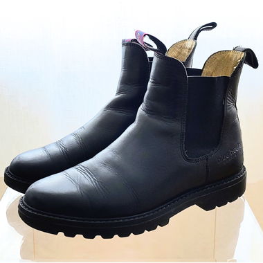 Chelsea Boots Blue Heeler aus schwarzem Leder (40)