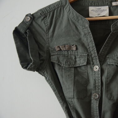 Khaki Safari Dress