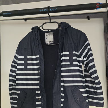 Manteau de pluie garçon à rayures