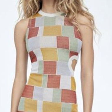 Robe à carreaux - Zara