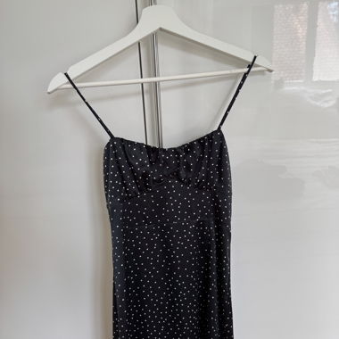 Polka dot midi dress