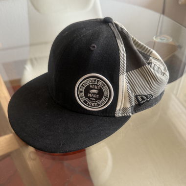 Black and White Vans Cap