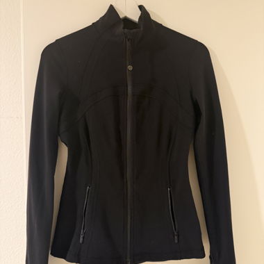 Lululemon Damen Sportjacke Schwarz Gr. 4 (S)