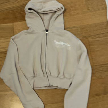 Veste beige imprimée
