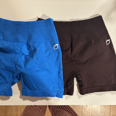 Set di pantaloncini da palestra Peachy Passion M