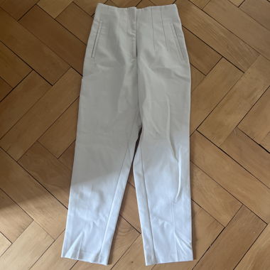 Pantaloni beige da completo