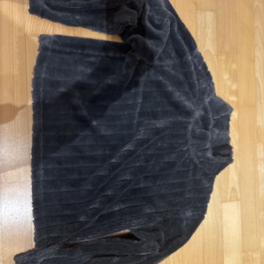 Maglione coccoloso nero/blu