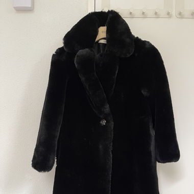 Faux Fur Mantel
