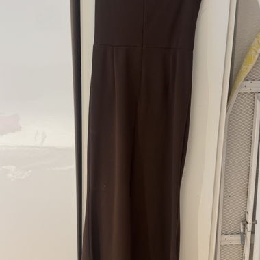 Abito midi marrone