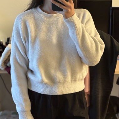 White sweater - Bershka - Size M