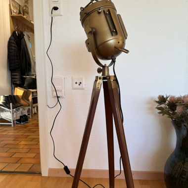 Vintage Tripod Floor Lamp