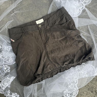 y2k/90s vintage low-waisted diesel mini skirt
