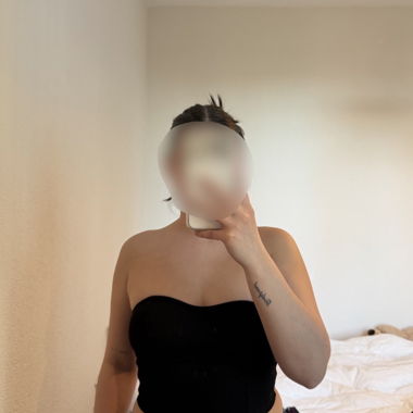 Bustier nero senza spalline
