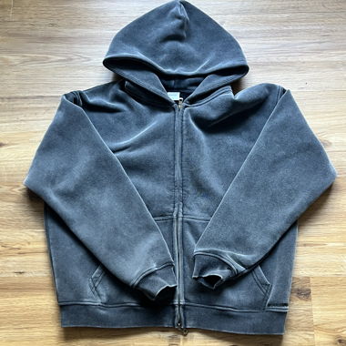 Felpa con zip grigia WOOLEN MAKER taglia S