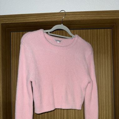 rosa Strickpullover