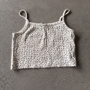 Top à petites fleurs