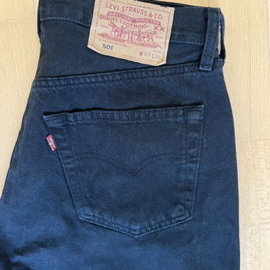 Jeans Levi's 501 neri, W33 / L34