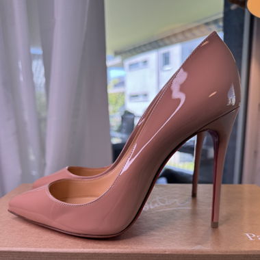 Christian Louboutin Pigalle Heels Pumps Nude Size 38