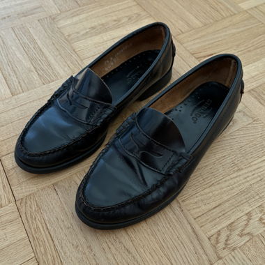 Sebago Mokassins schwarz in Leder