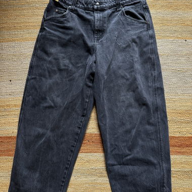 Pantaloni Jeans Dime neri washed Taglia M