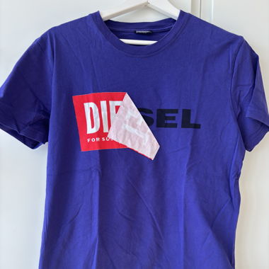 Diesel purple t shirt 