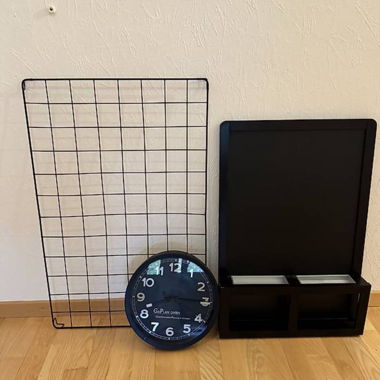 Wall decor / magnetic board / wall clock