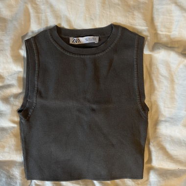 Zara Ribbed Tank Top
