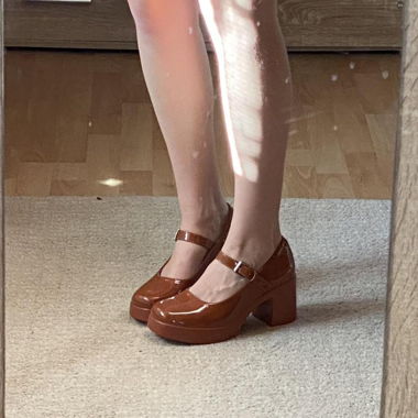 Brown heels