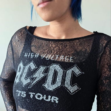 Lace crop top