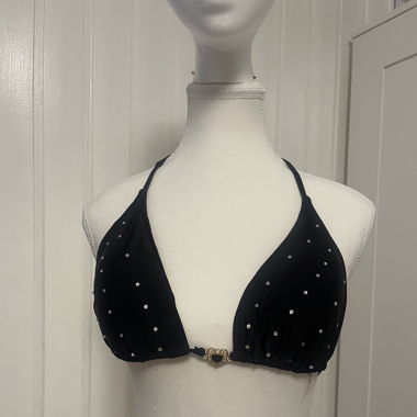 Bikini black glitter