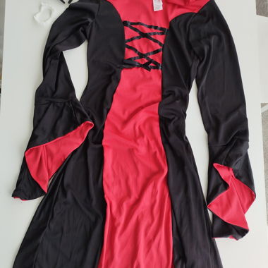 Costume diavolo vampiro strega 10-12 anni ca. 152