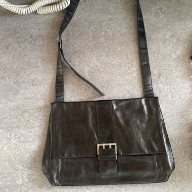 grunge black bag leder